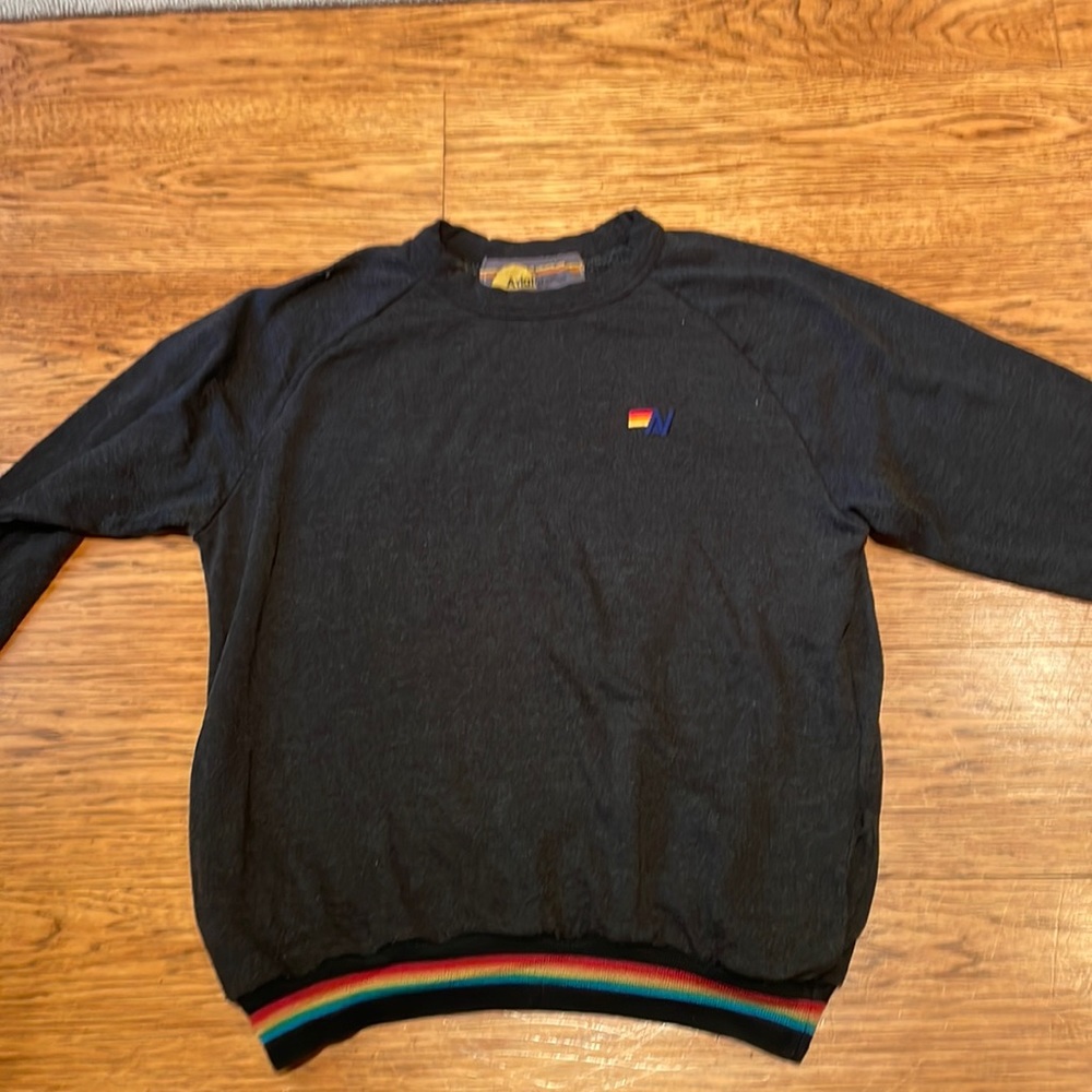 Aviator Nation Rainbow Band sweatshirt